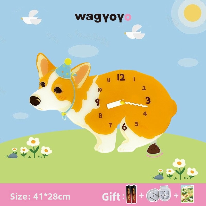 Pet Puppy Wall Clock