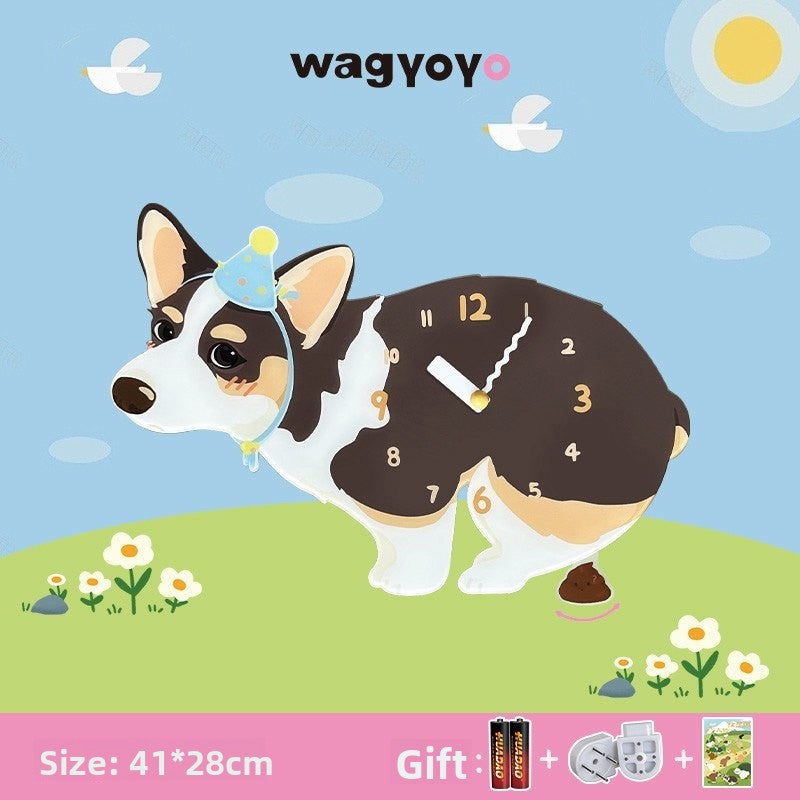 Pet Puppy Wall Clock