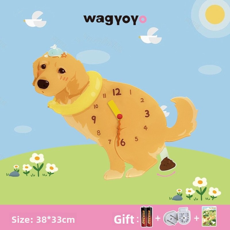 Pet Puppy Wall Clock