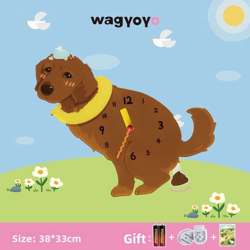 Pet Puppy Wall Clock