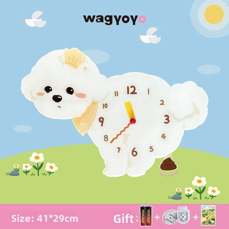 Pet Puppy Wall Clock