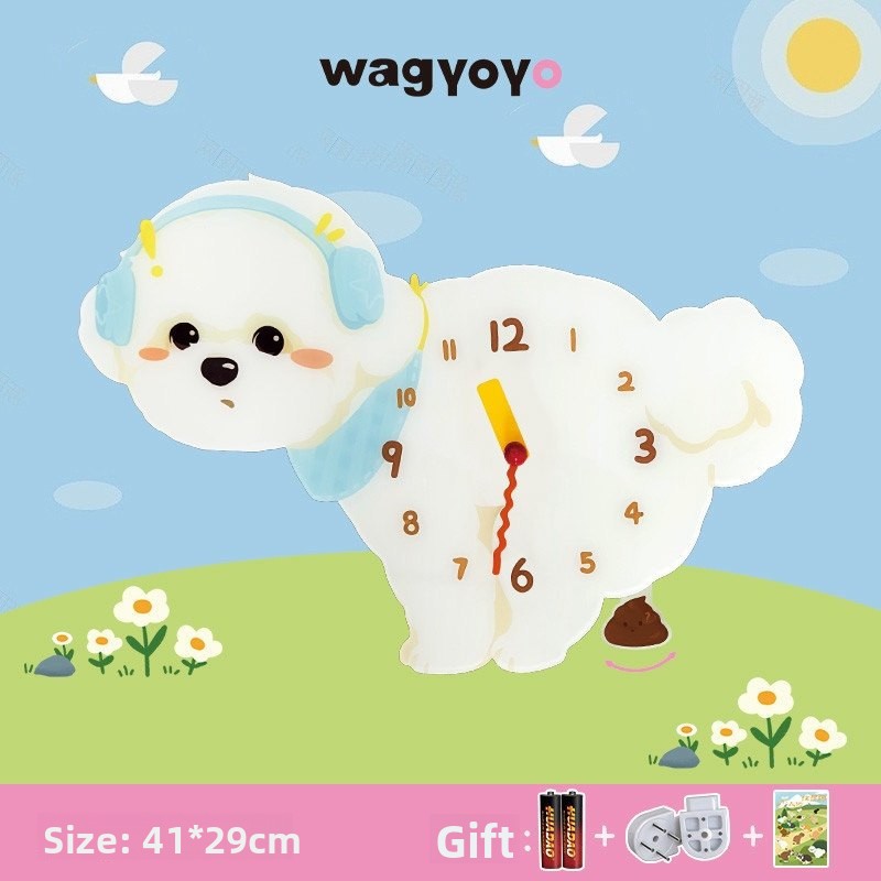 Pet Puppy Wall Clock