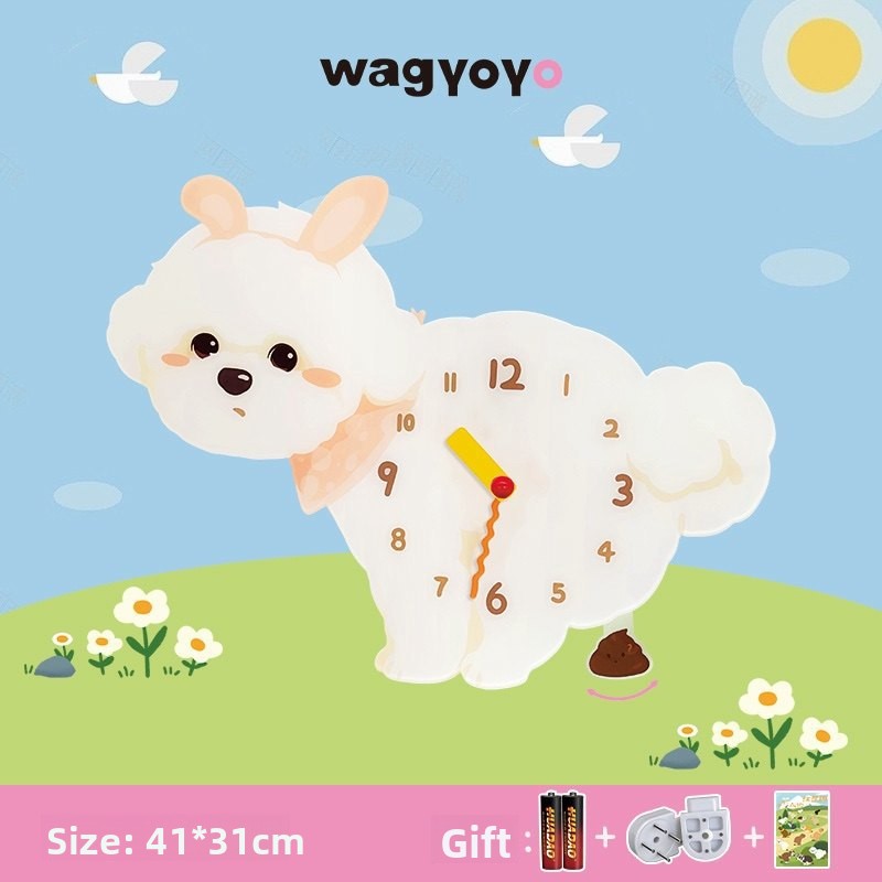 Pet Puppy Wall Clock