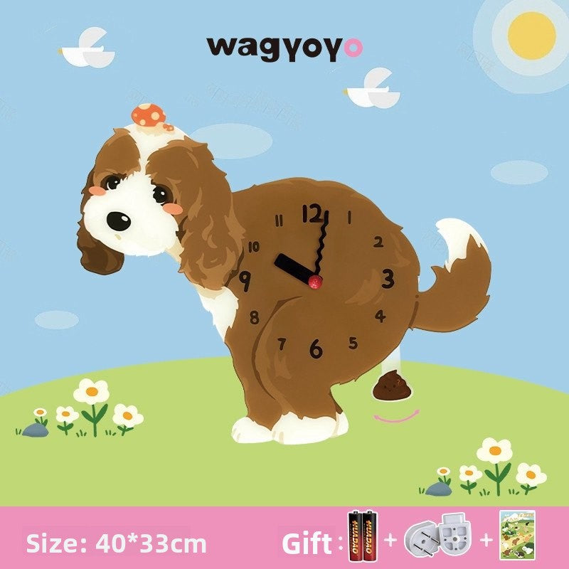 Pet Puppy Wall Clock