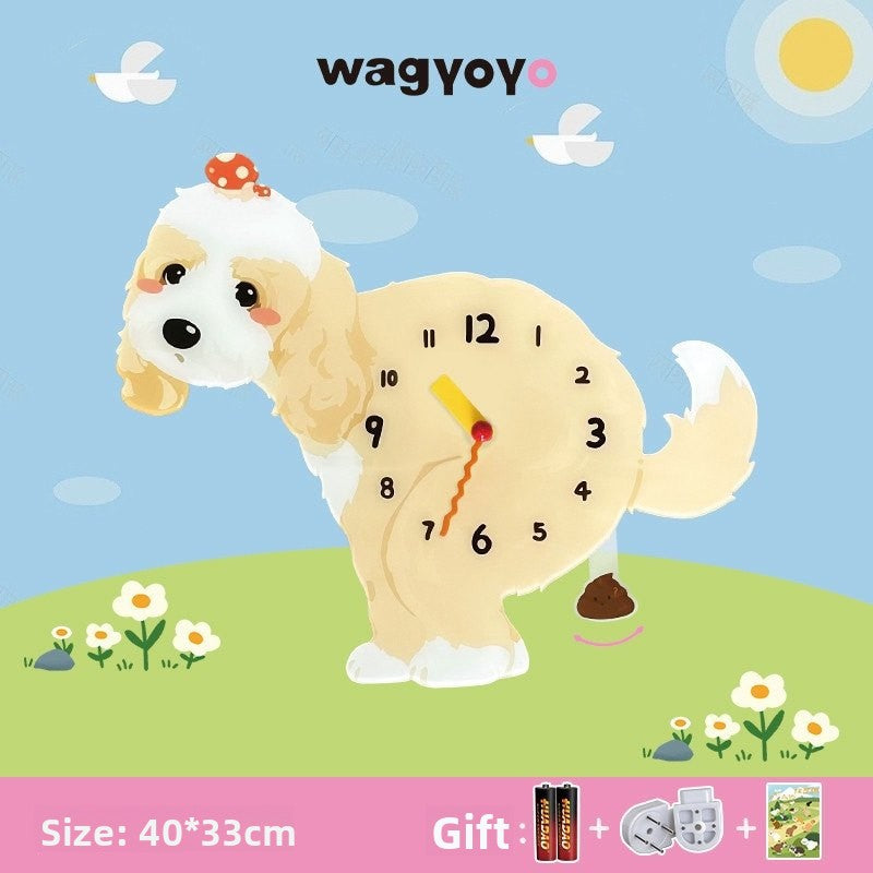 Pet Puppy Wall Clock