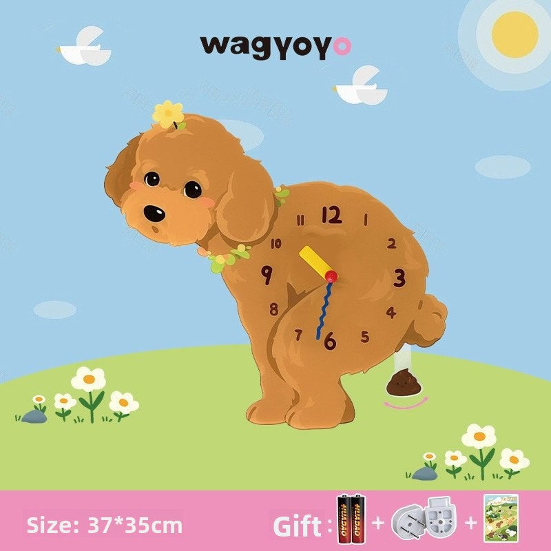 Pet Puppy Wall Clock