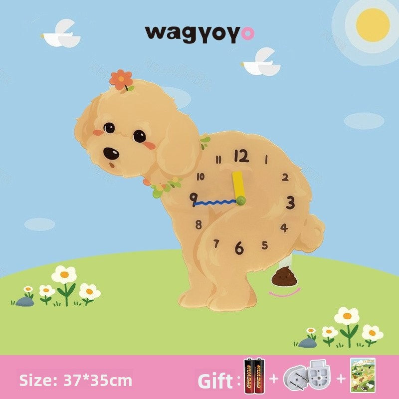 Pet Puppy Wall Clock