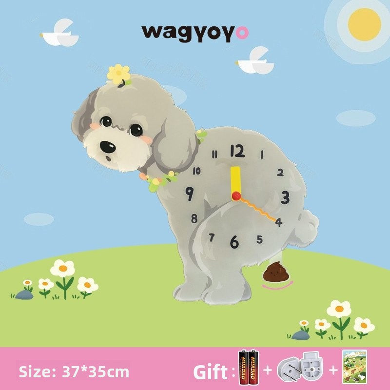 Pet Puppy Wall Clock