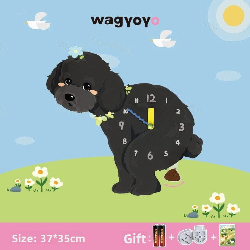 Pet Puppy Wall Clock