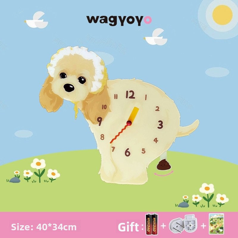 Pet Puppy Wall Clock