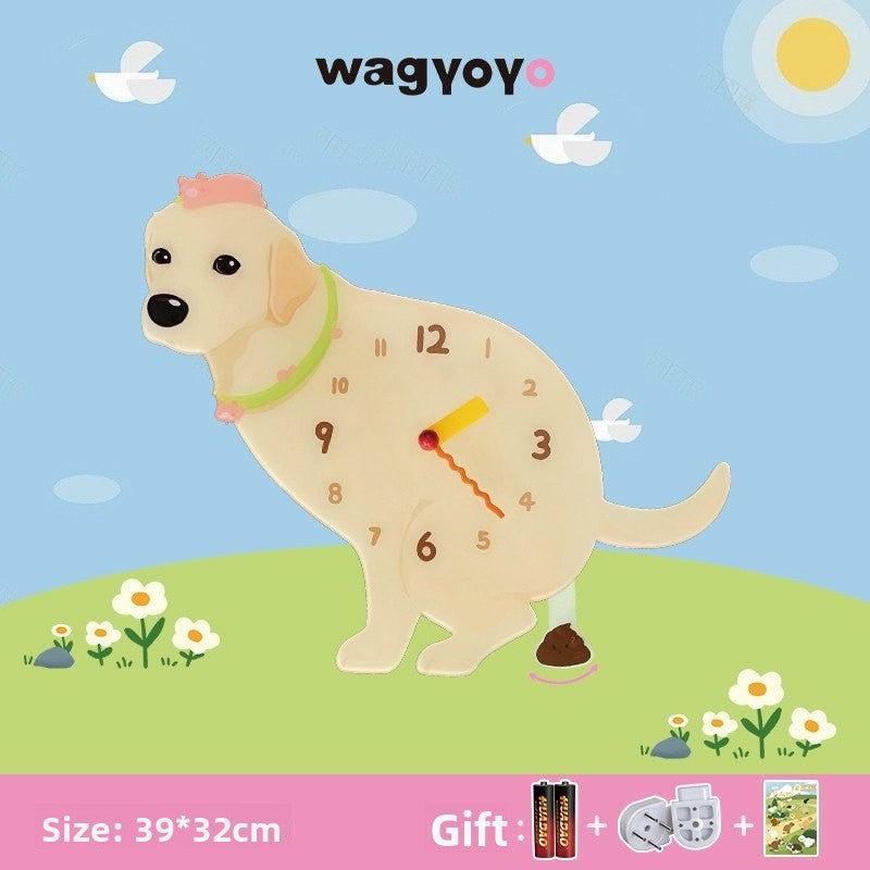Pet Puppy Wall Clock