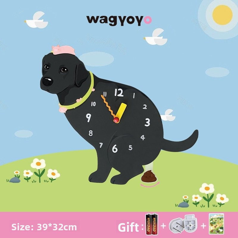 Pet Puppy Wall Clock