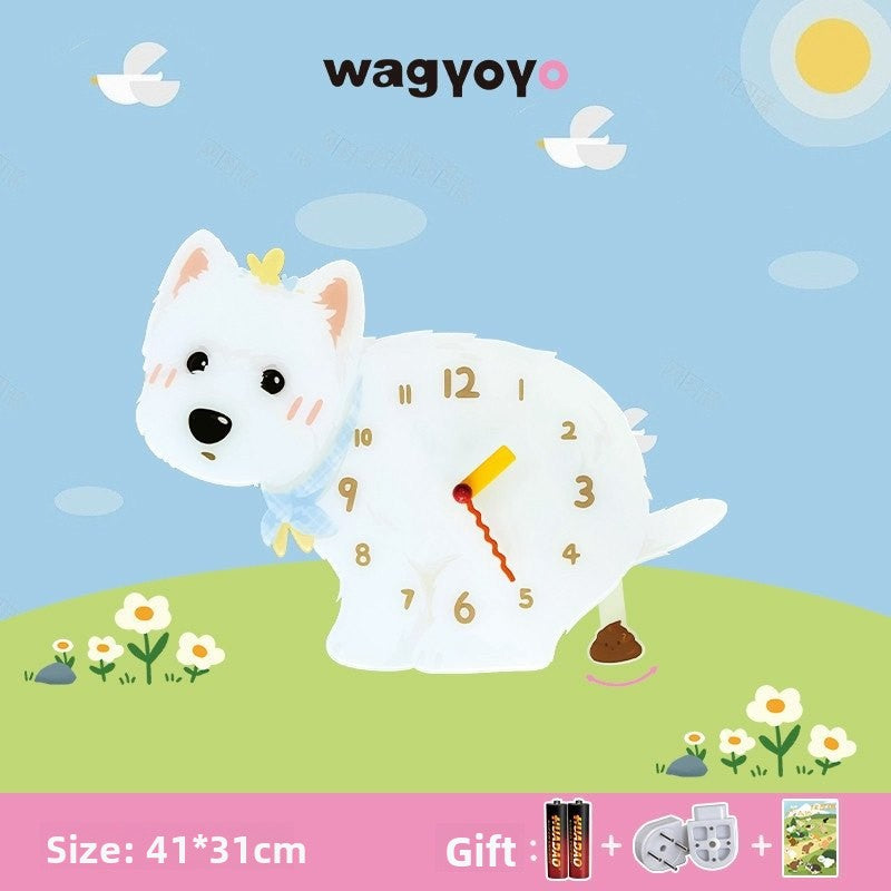 Pet Puppy Wall Clock
