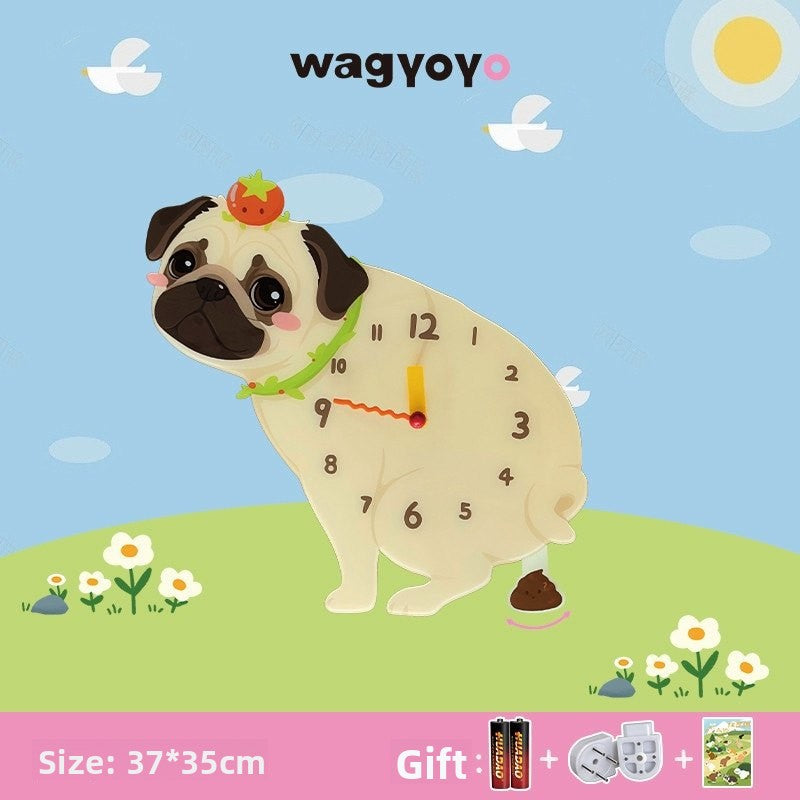 Pet Puppy Wall Clock