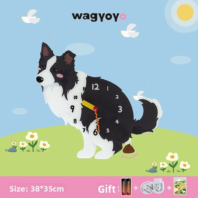 Pet Puppy Wall Clock