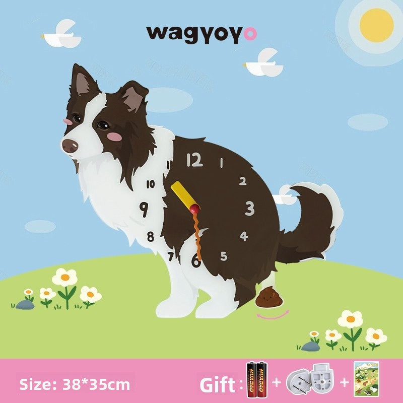 Pet Puppy Wall Clock