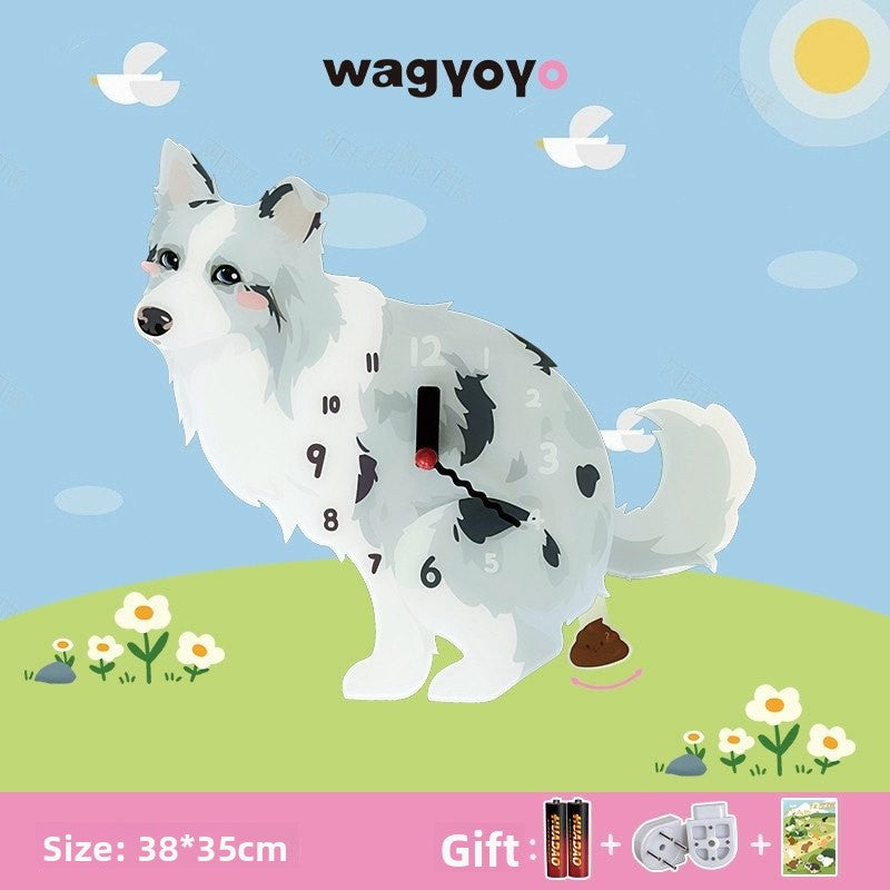 Pet Puppy Wall Clock