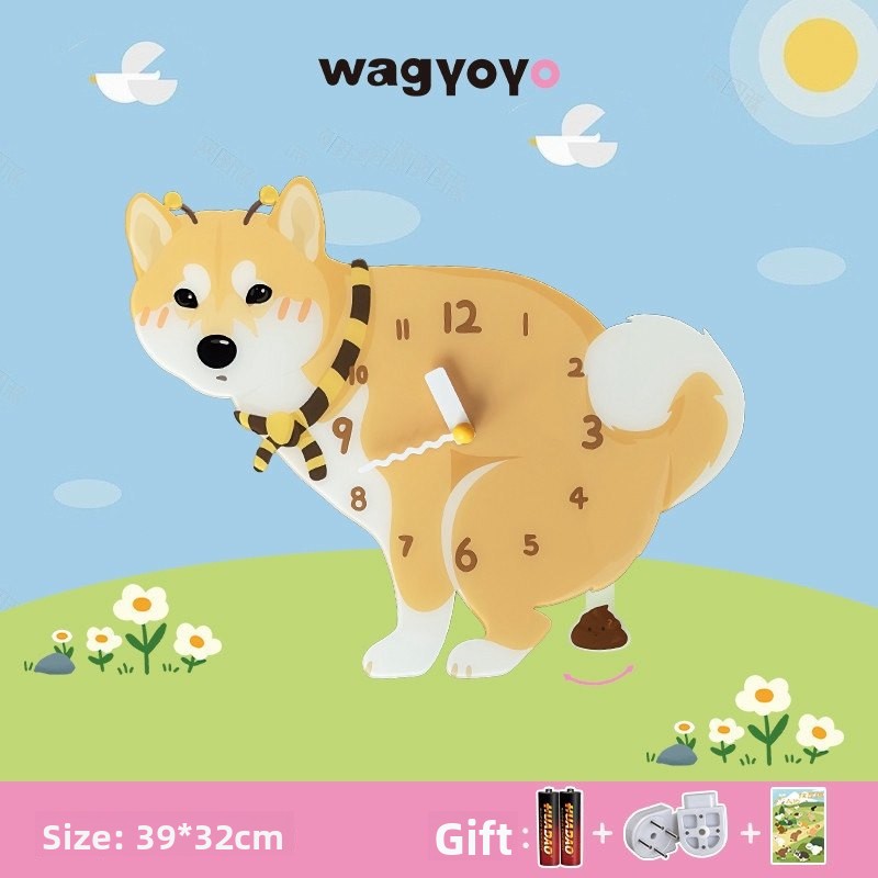 Pet Puppy Wall Clock