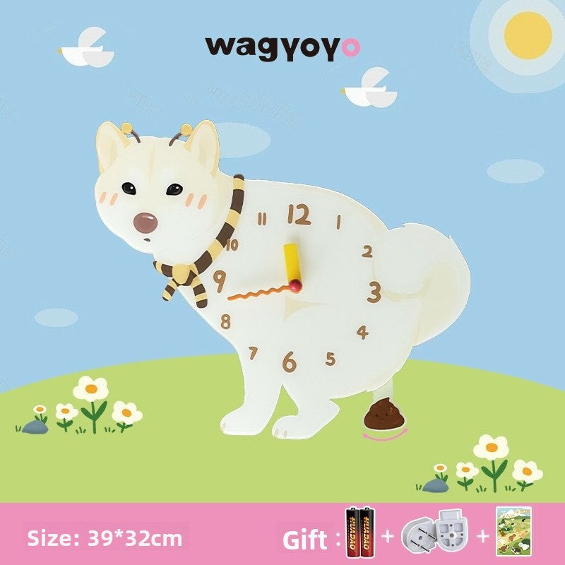 Pet Puppy Wall Clock