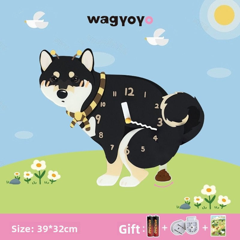 Pet Puppy Wall Clock