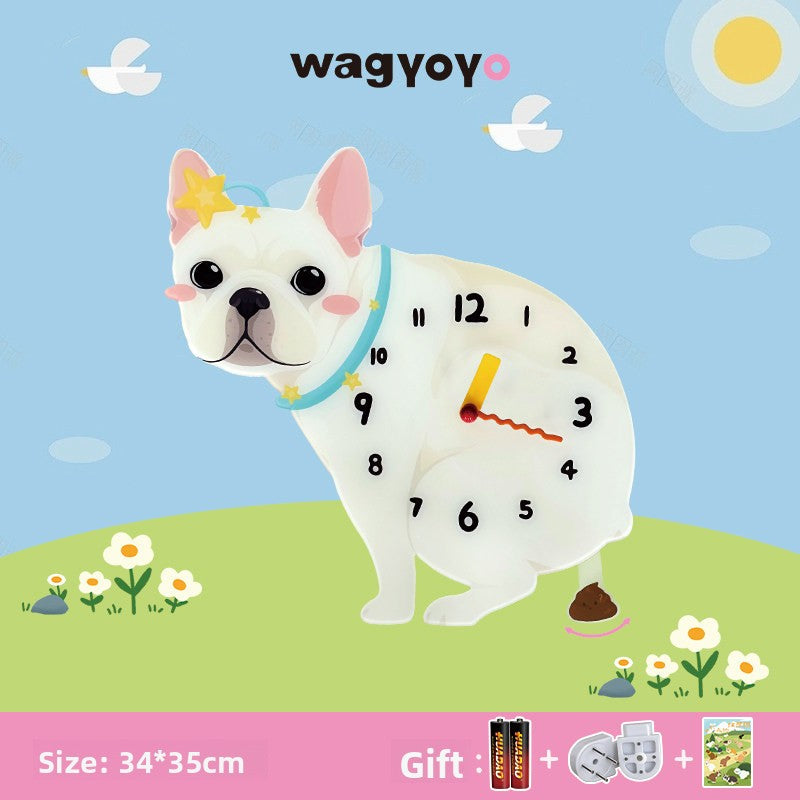Pet Puppy Wall Clock
