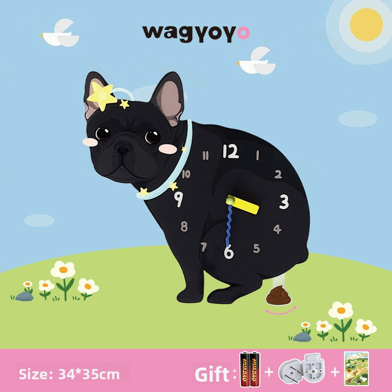 Pet Puppy Wall Clock