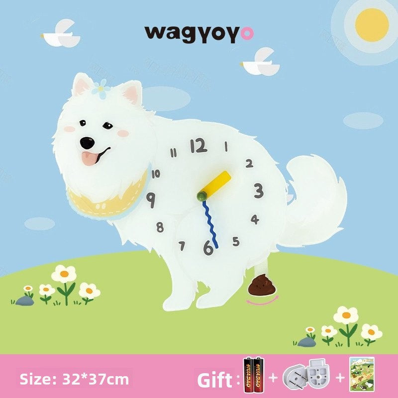Pet Puppy Wall Clock