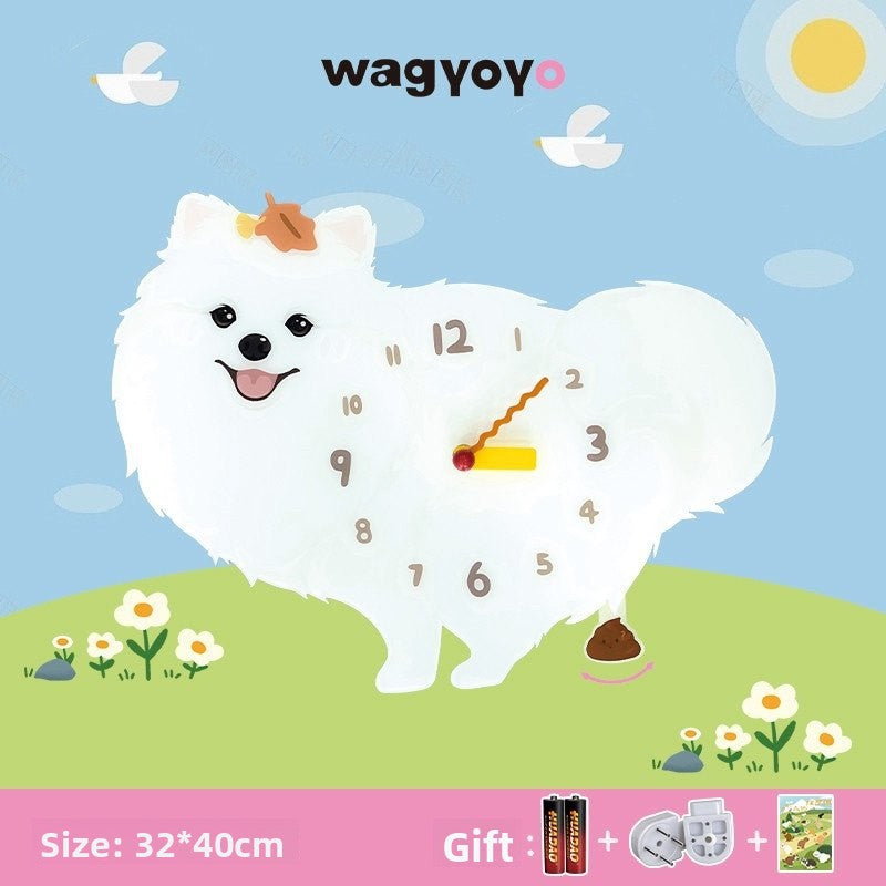 Pet Puppy Wall Clock