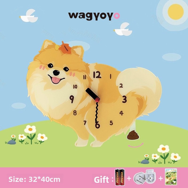 Pet Puppy Wall Clock
