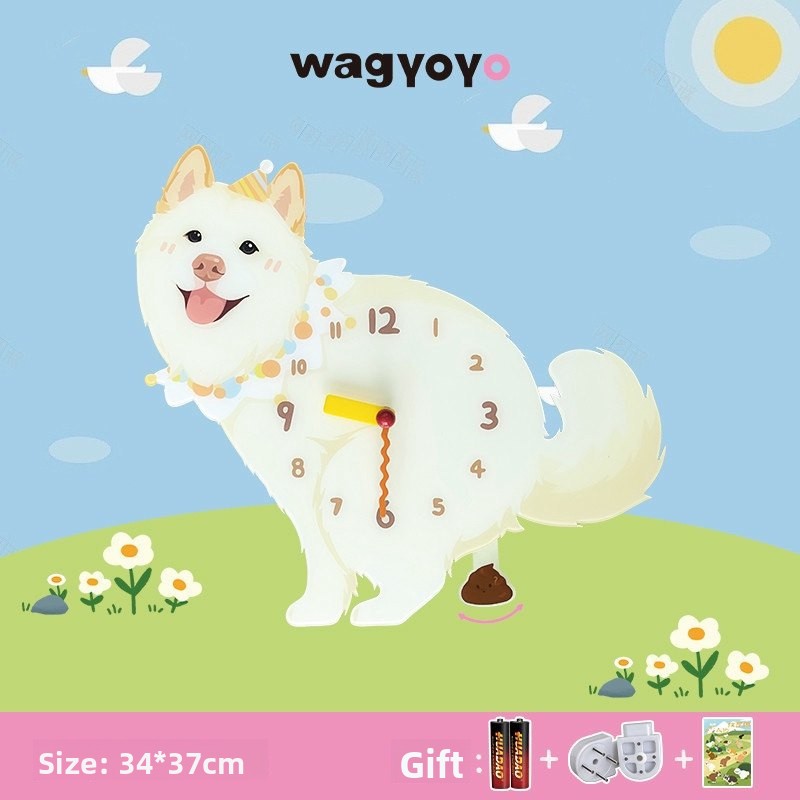 Pet Puppy Wall Clock