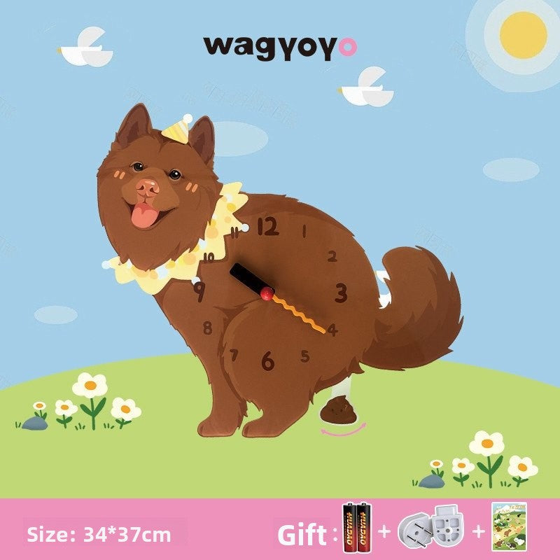Pet Puppy Wall Clock