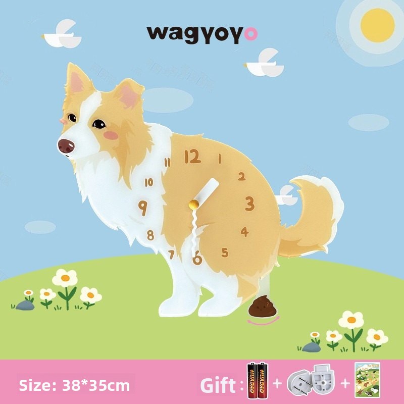 Pet Puppy Wall Clock