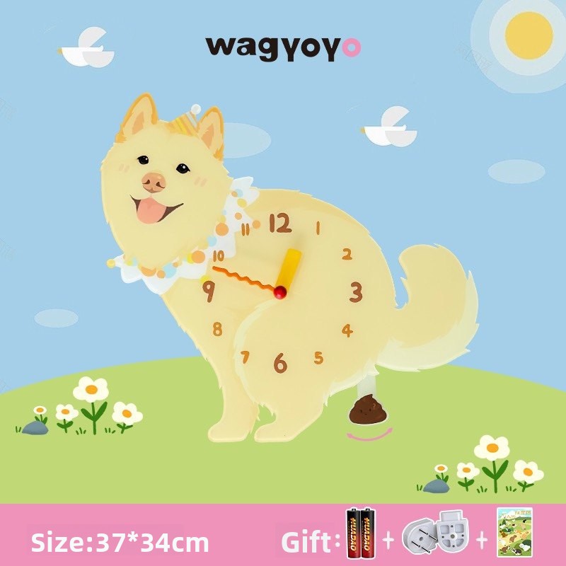 Pet Puppy Wall Clock
