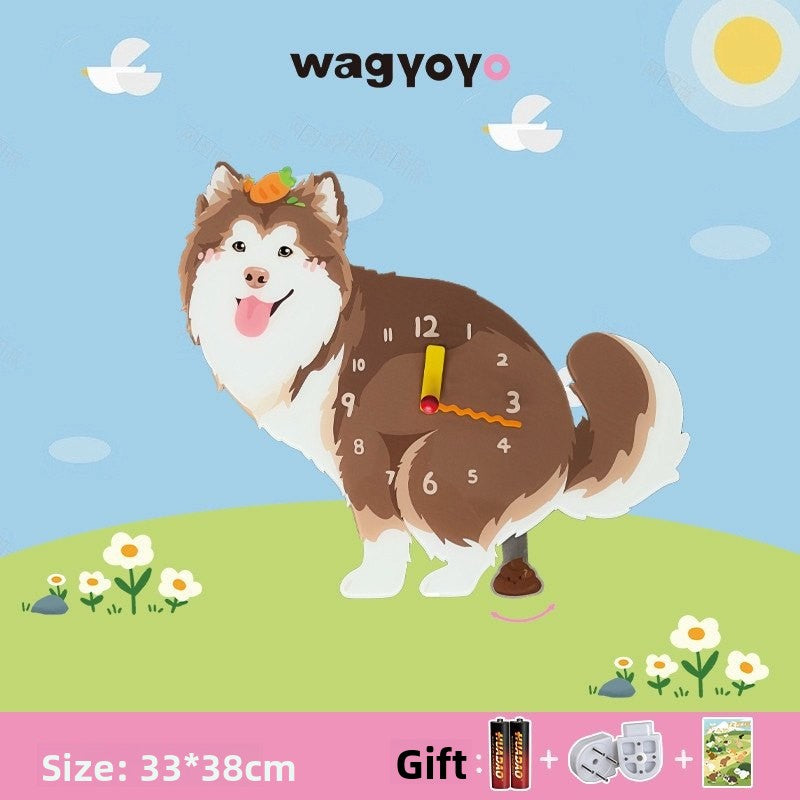 Pet Puppy Wall Clock