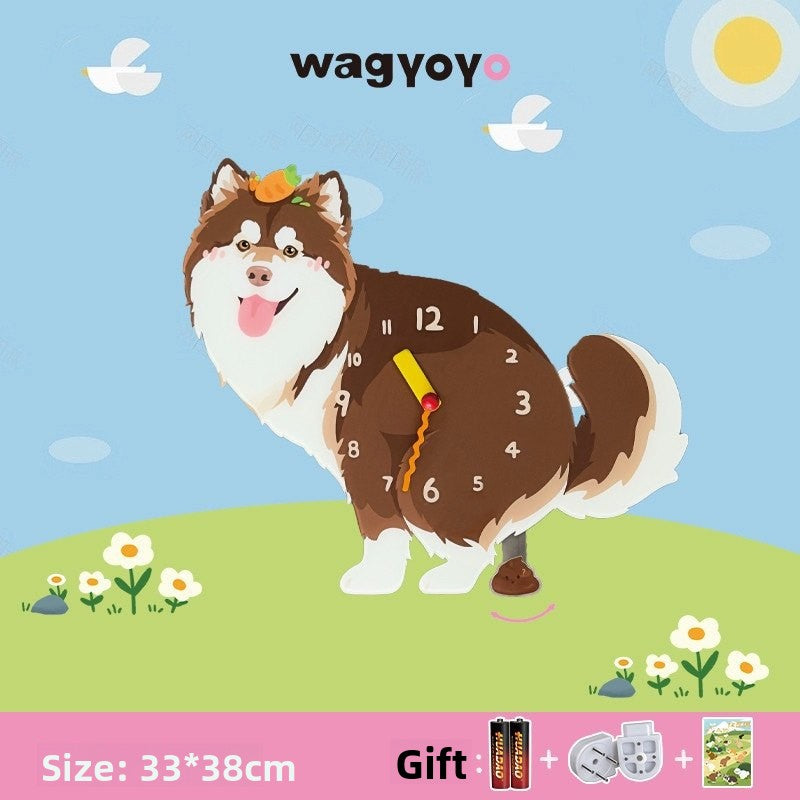 Pet Puppy Wall Clock