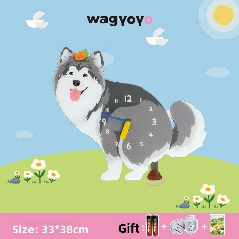 Pet Puppy Wall Clock