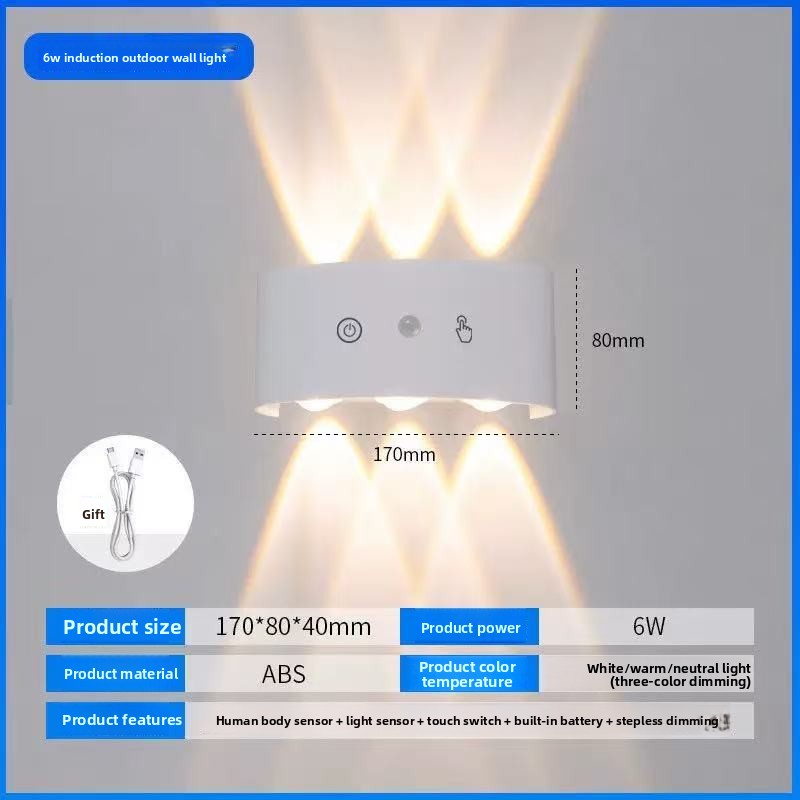 Charging Induction Wall Lamp