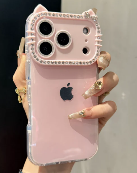 Flash Diamond Kt Cat Phone Case