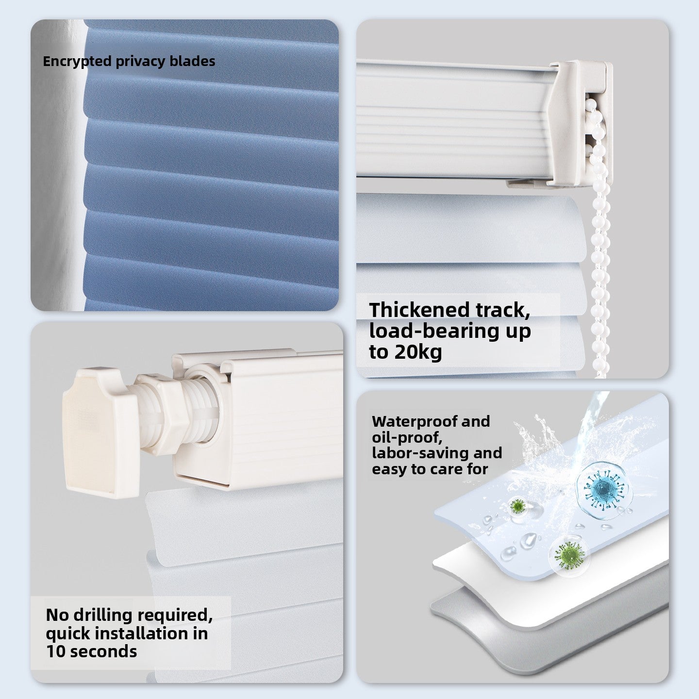 Punch-Free Aluminum Blinds - Home Pet Hub